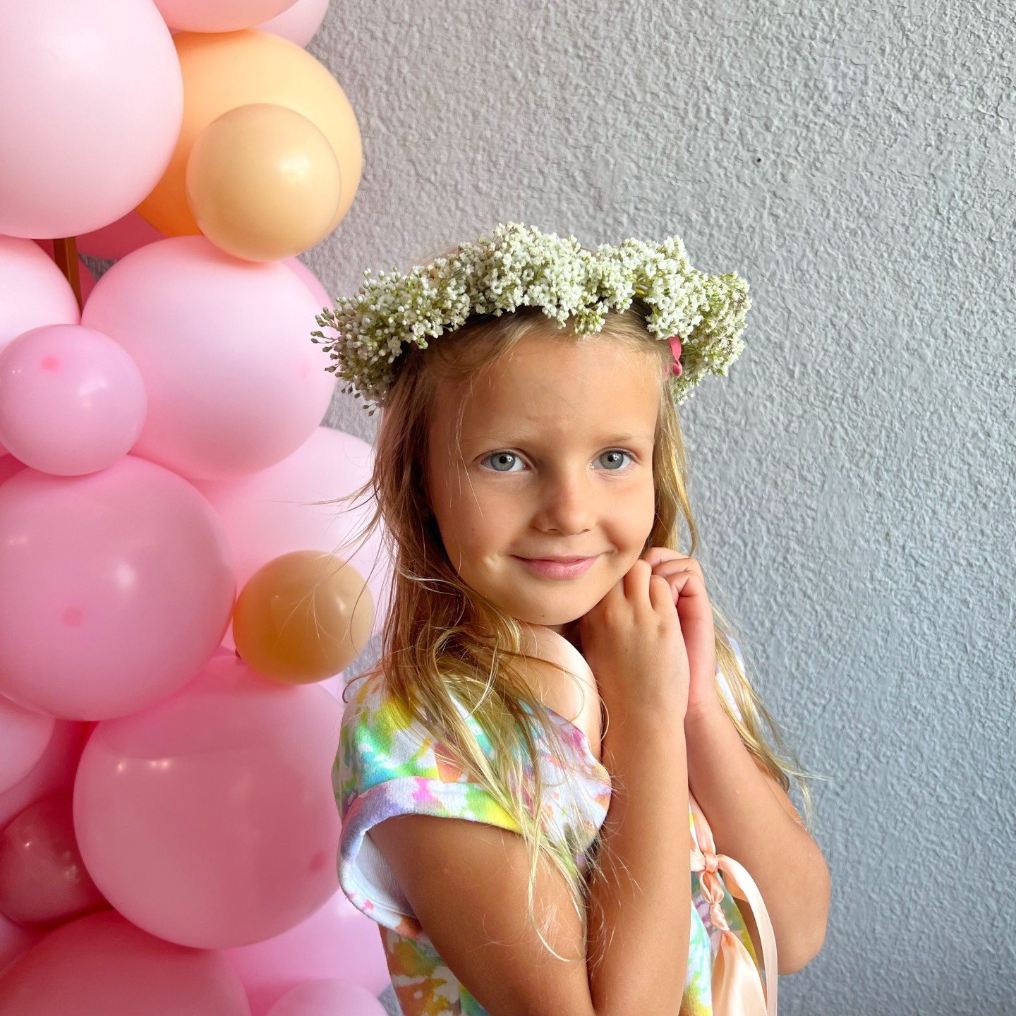 Baby Breath Kids Flower Crown