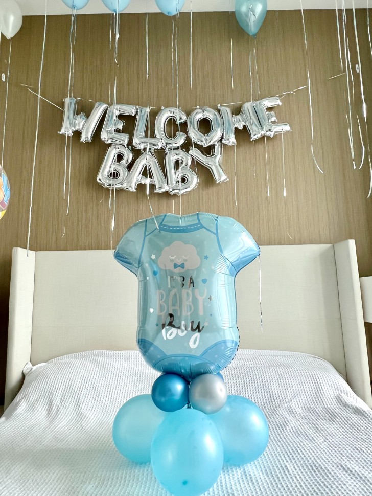 "Welcome Baby" Balloon Package