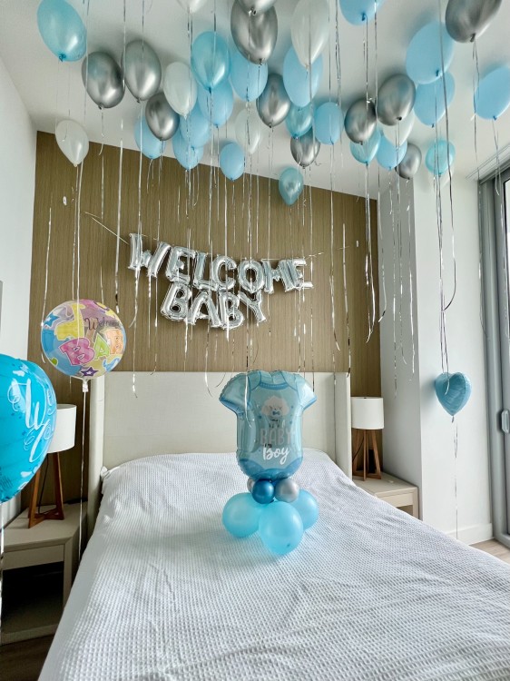 "Welcome Baby" Balloon Package 