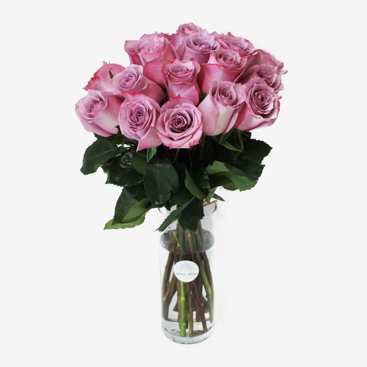 18 Purple Roses Bouquet