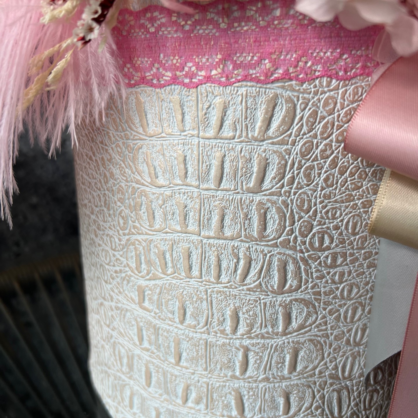 MARY Collection preserved pink peonies luxury box