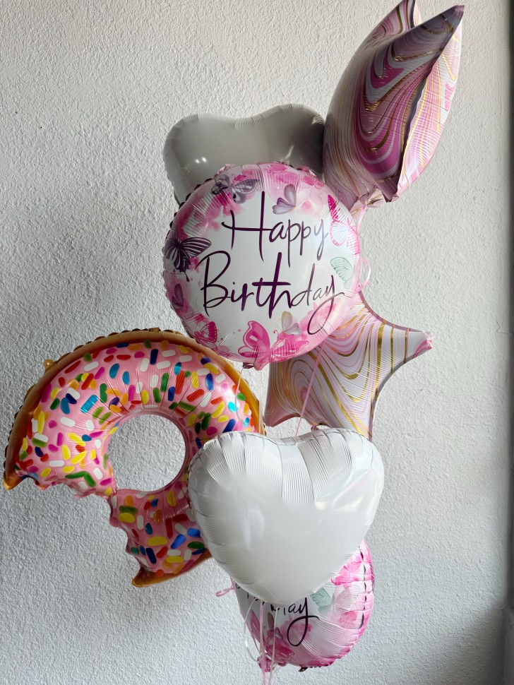 Happy Birthday "Butterfly" Balloon Bouquet