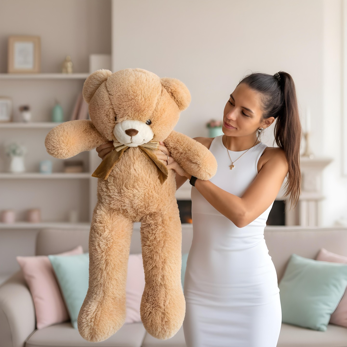 Large 41 Inch Soft Plush Teddy Bear