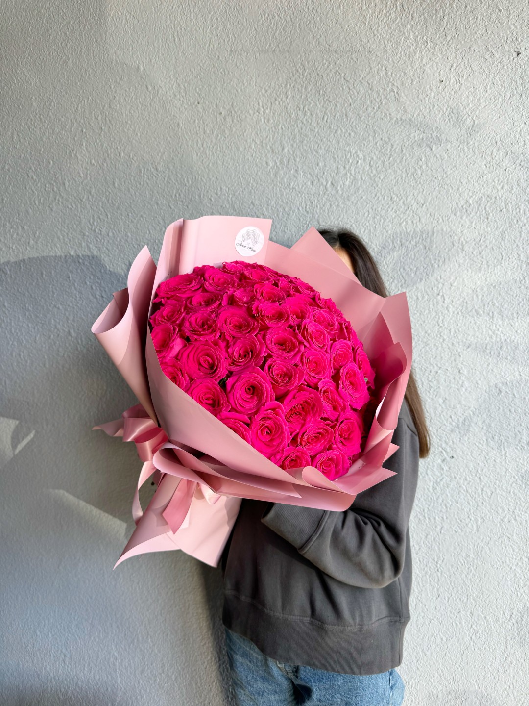 Pink Rose Bouquet 50/75/100/150 Roses