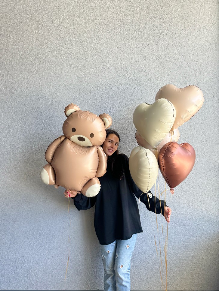 "Love Bear" Balloon Bouquet