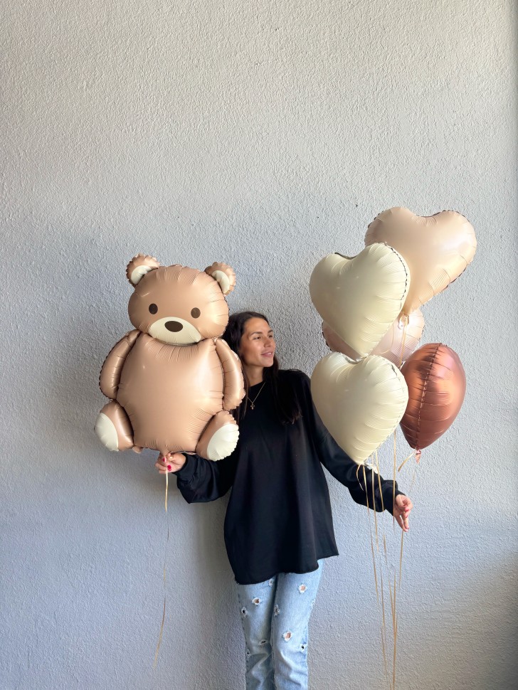 "Love Bear" Balloon Bouquet