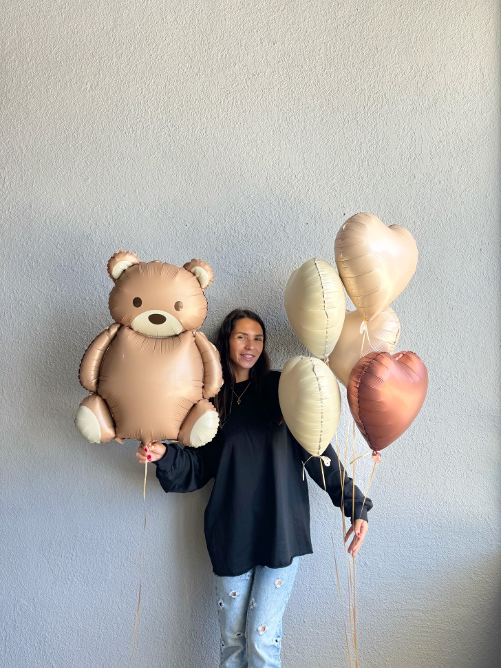 "Love Bear" Balloon Bouquet