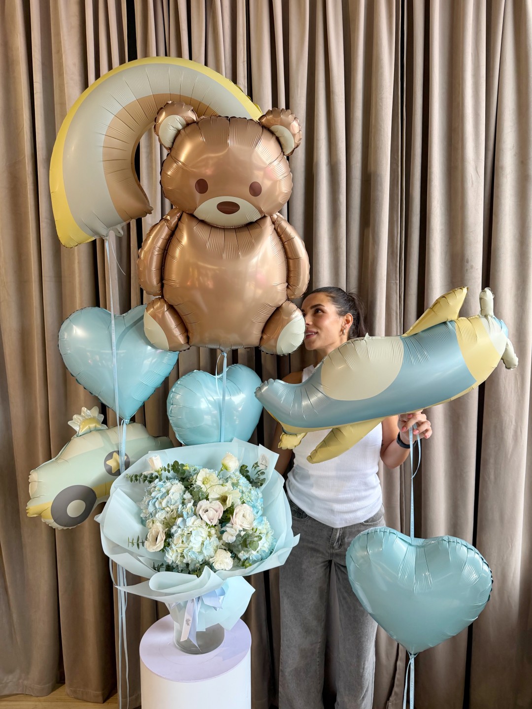 Little Dreamer Baby Boy Balloon Set
