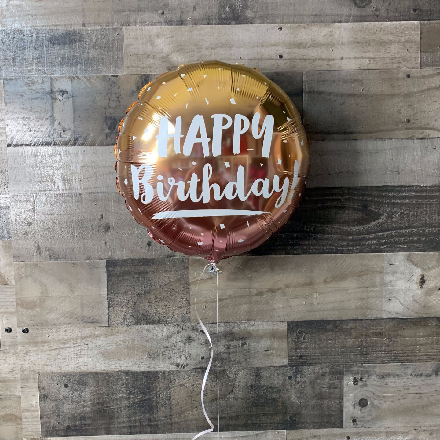 "Happy Birthday " Rose Gold Balloon 16" "Happy Birthday " Rose Gold Balloon 16"