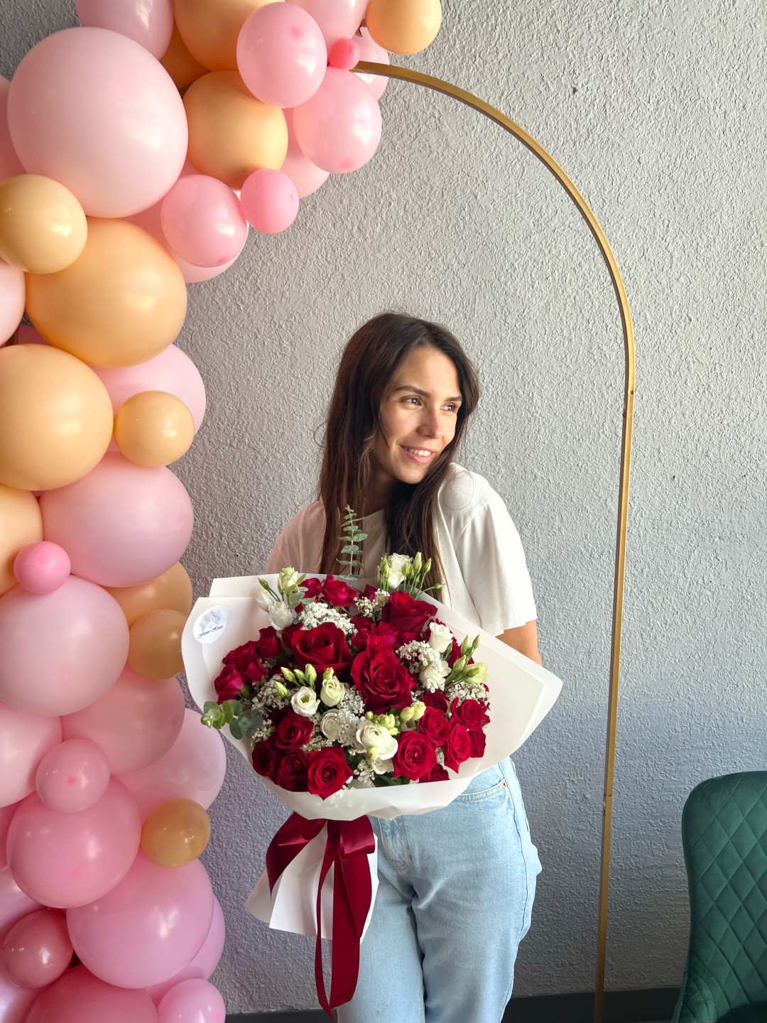 Amora Hand Tied Flower Bouquet Amora Hand Tied Flower Bouquet