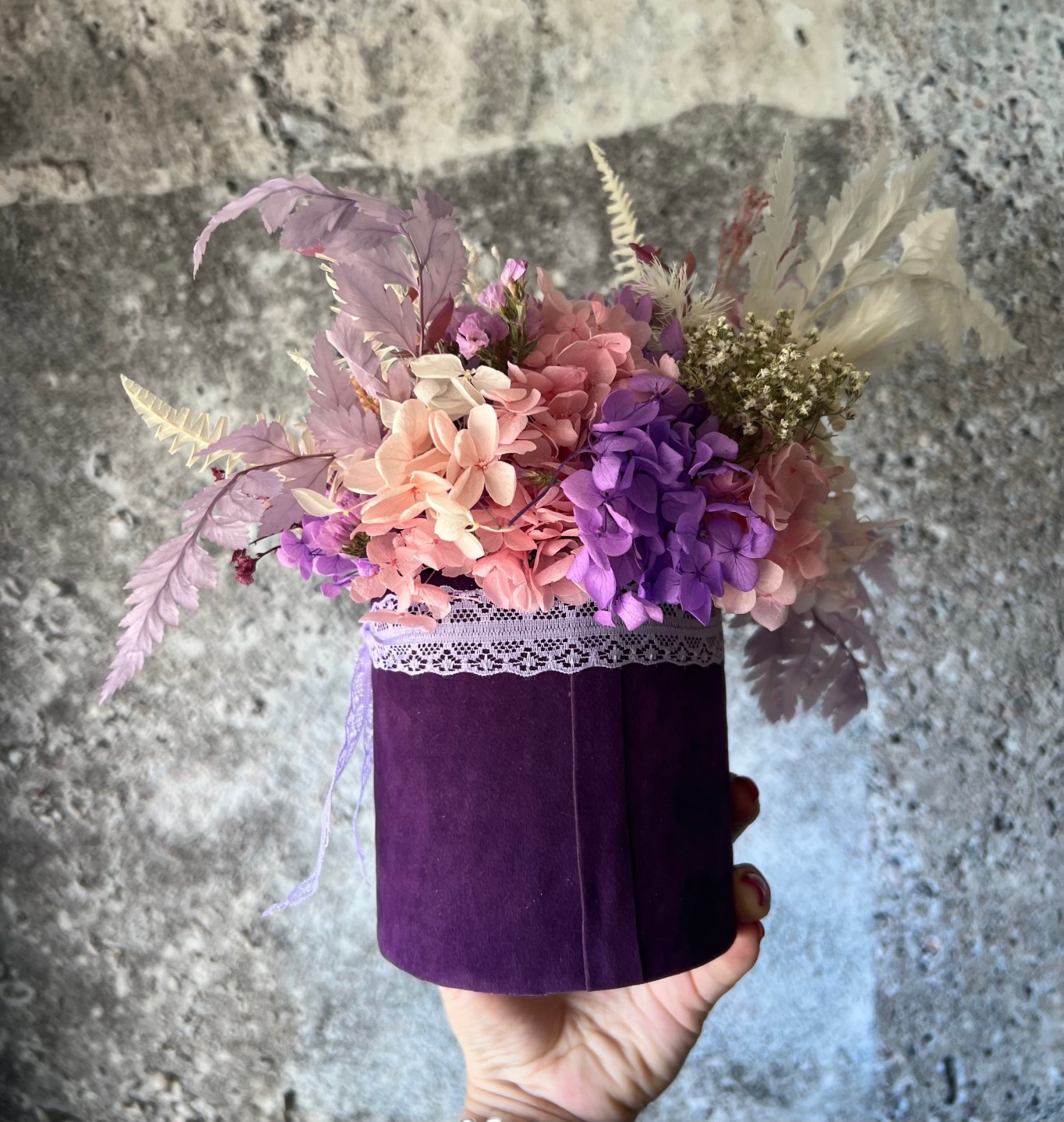 SHANTI collection Preserved Peony Box