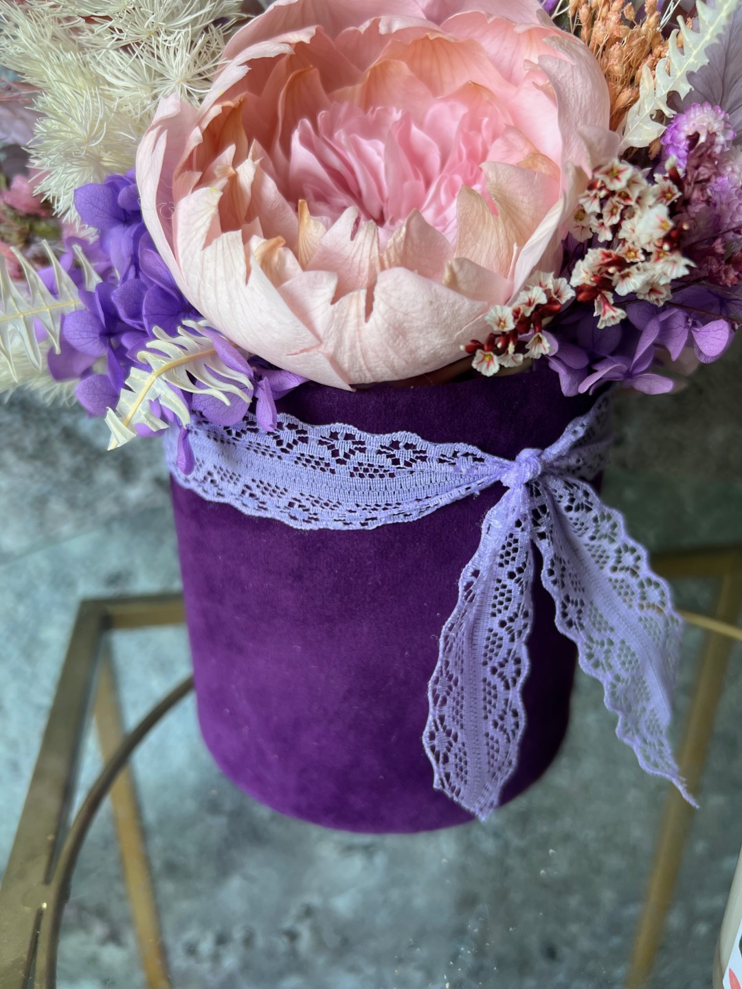 SHANTI collection Preserved Peony Box