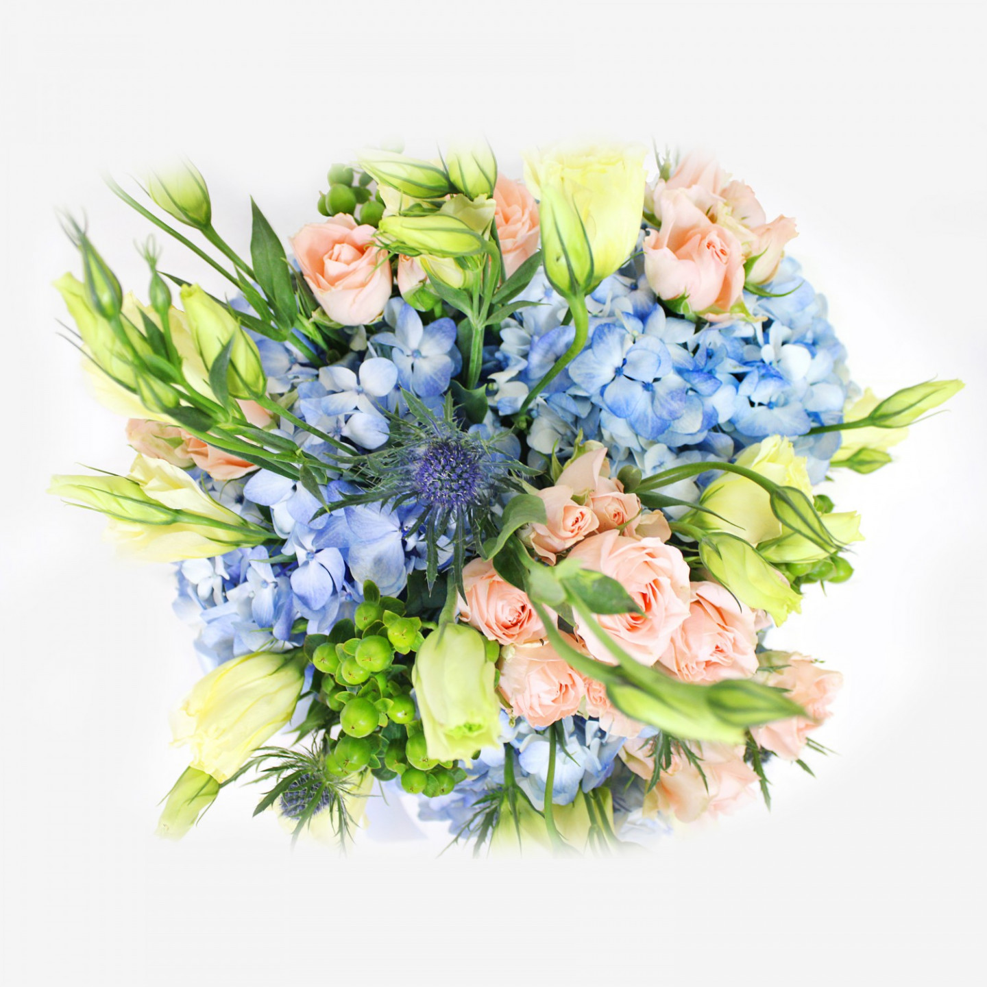 Pacific Flower Bouquet Wood Box