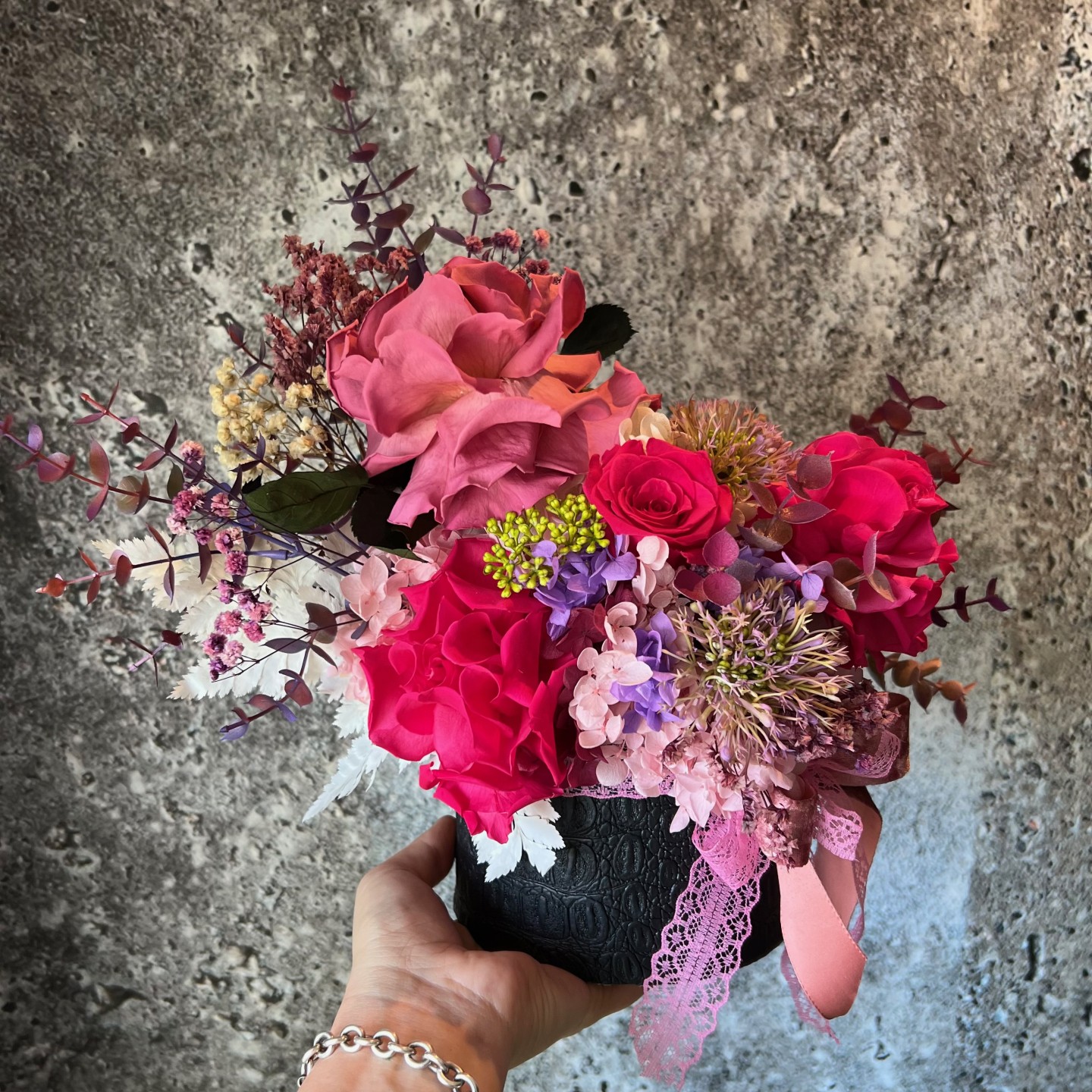 LILAC collection Preserved roses box