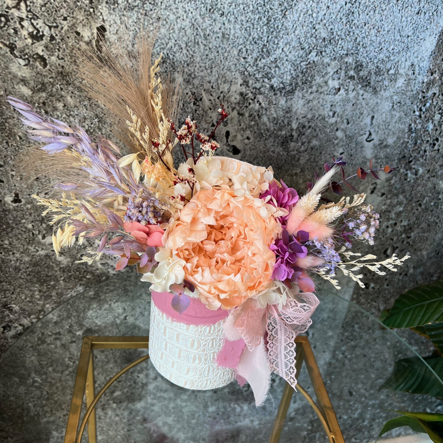 ISABELLA collection preserved peony box