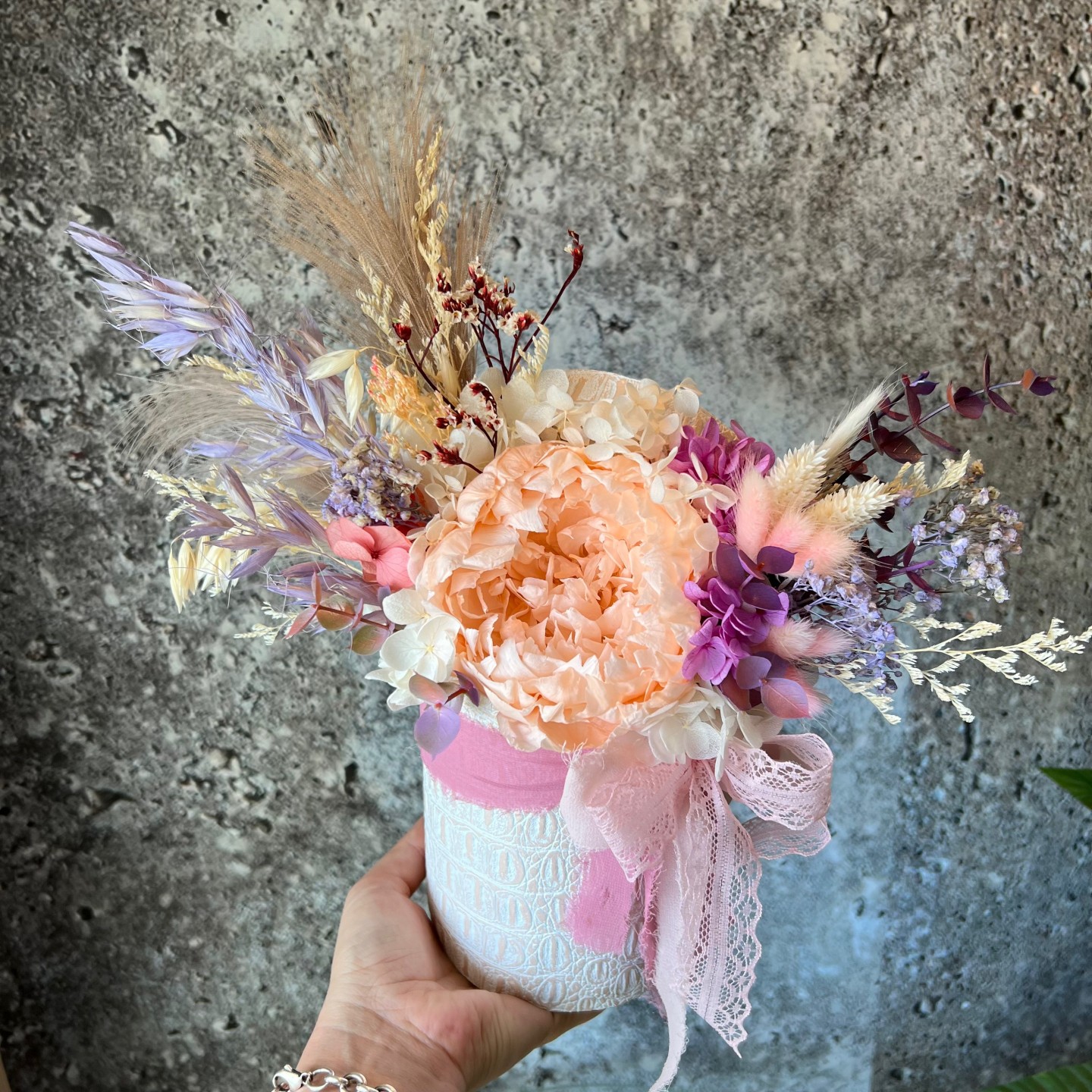 ISABELLA collection preserved peony box