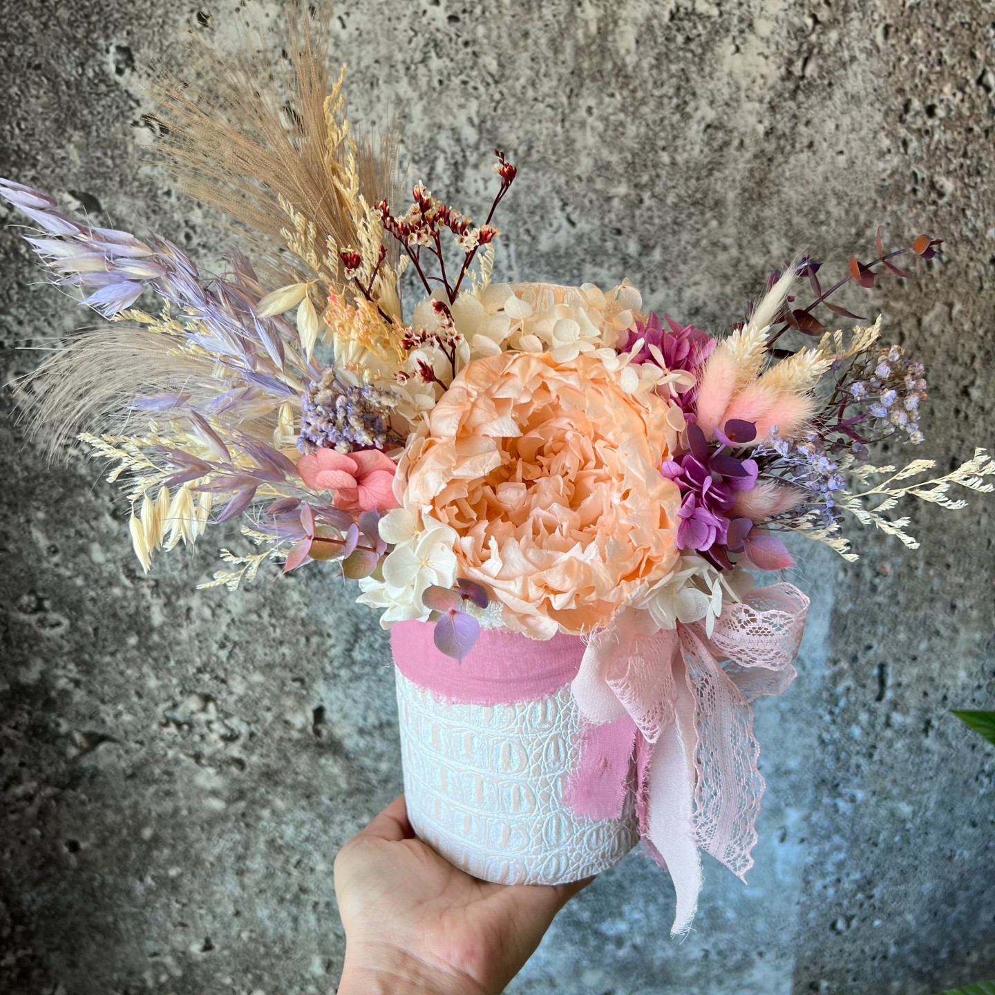 ISABELLA collection preserved peony box