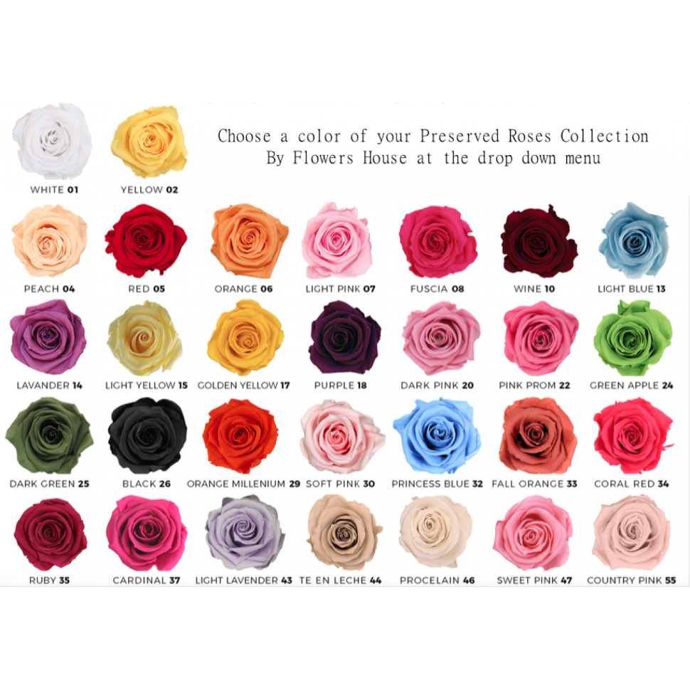 Flower House Forever Roses (Medium Box)