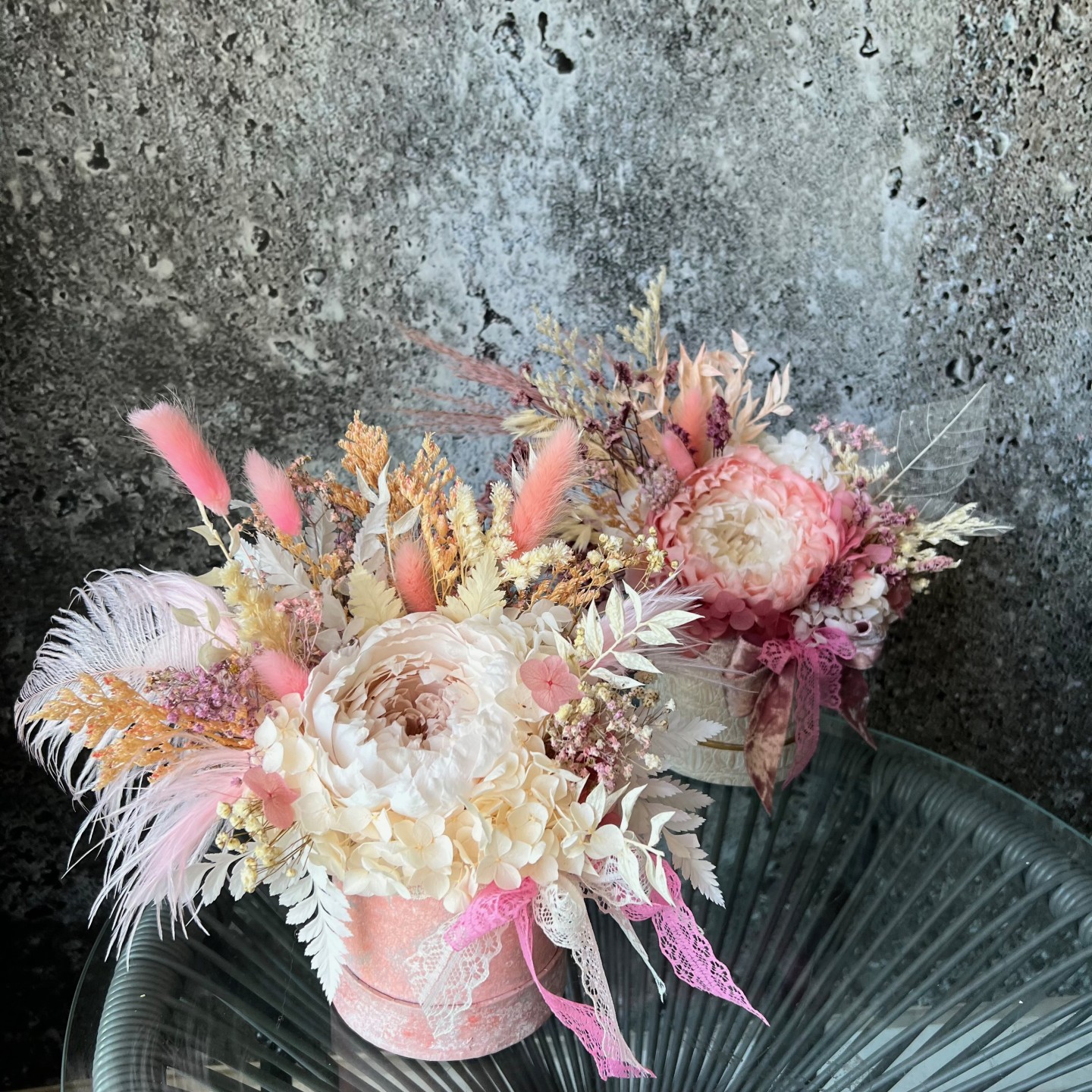 PEACH Collection Small Preserved Peony Box PEACH Collection Small Preserved Peony Box