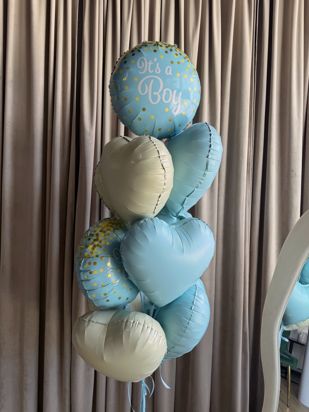 " Welcome Baby Boy " Balloon Bouquet