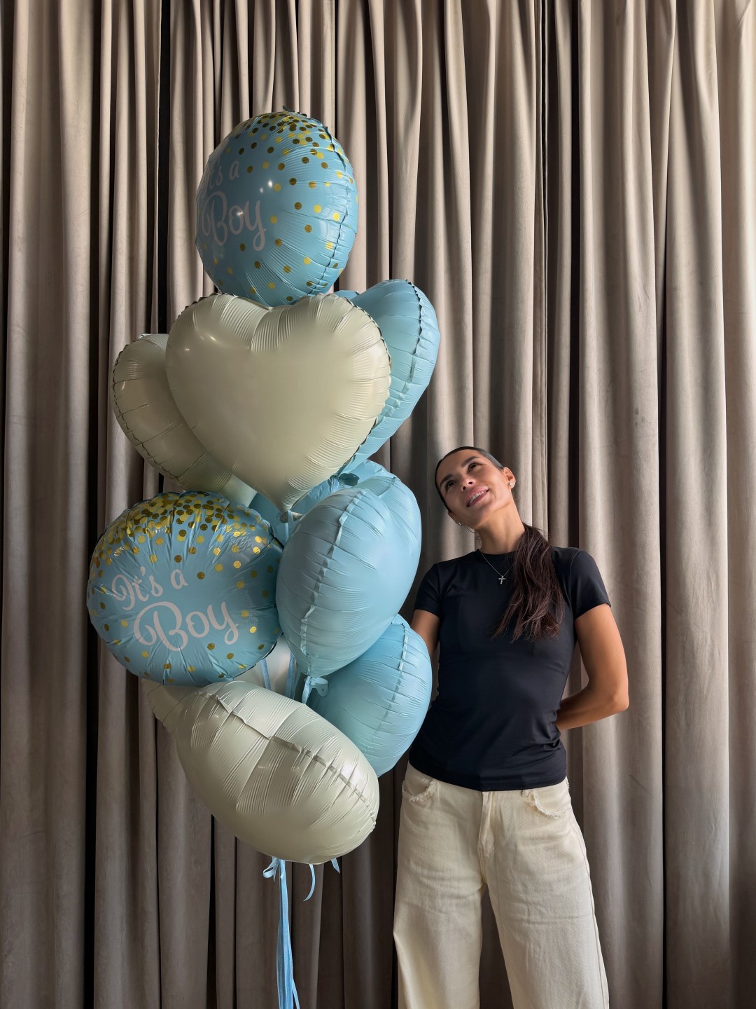 " Welcome Baby Boy " Balloon Bouquet