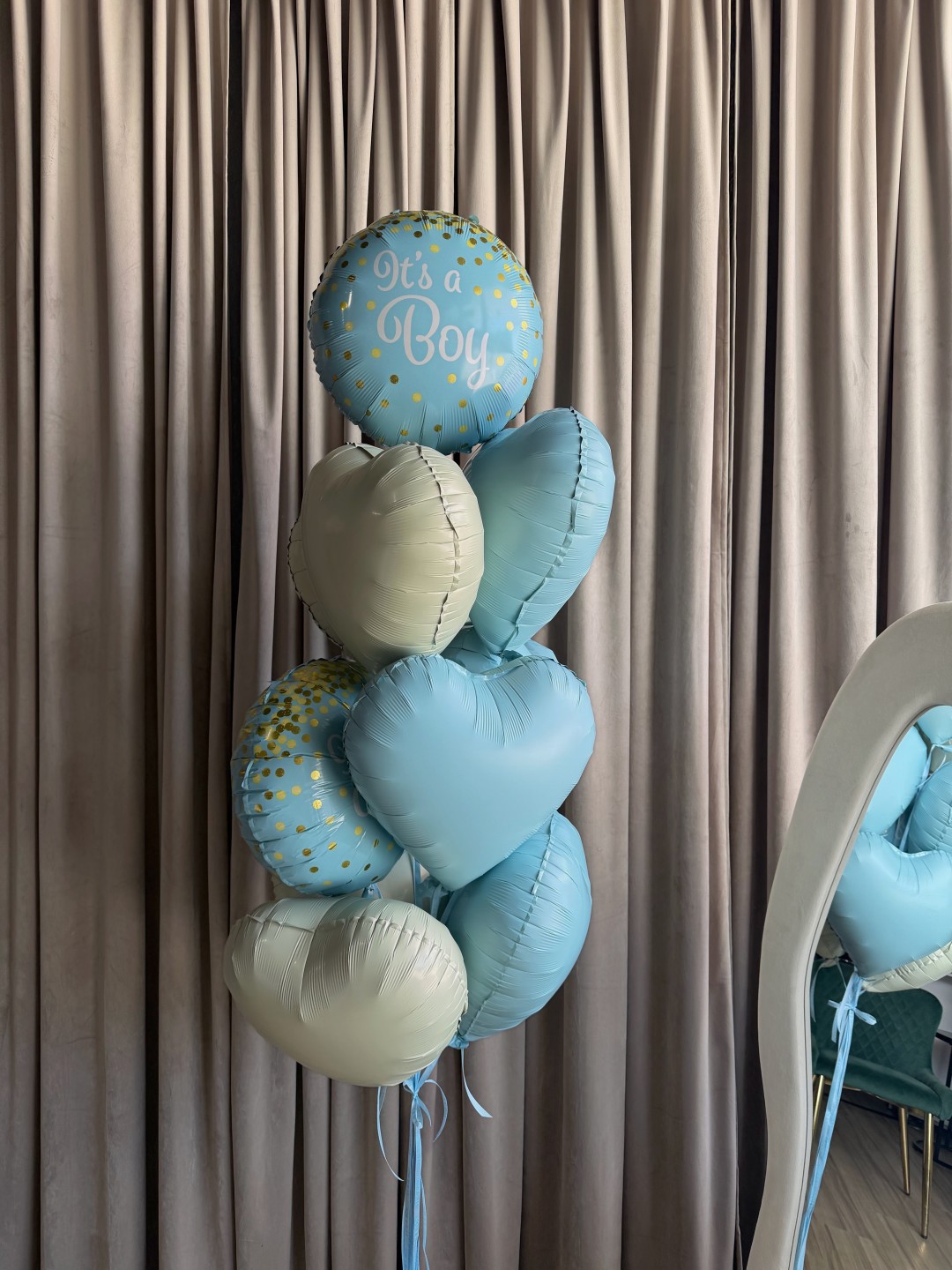 " Welcome Baby Boy " Balloon Bouquet