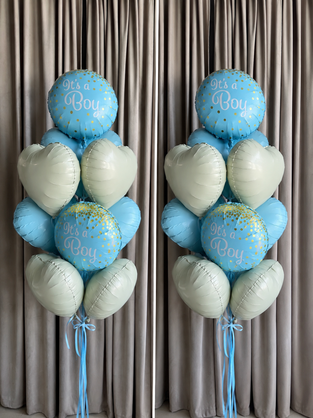 " Welcome Baby Boy " Balloon Bouquet