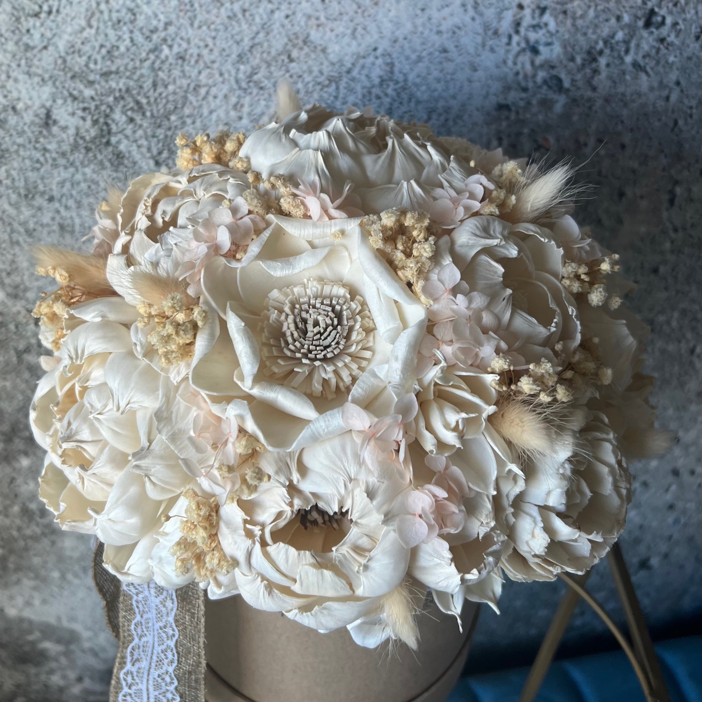 CAMILA collection Sola Wood Peonies Box CAMILA collection Sola Wood Peonies Box