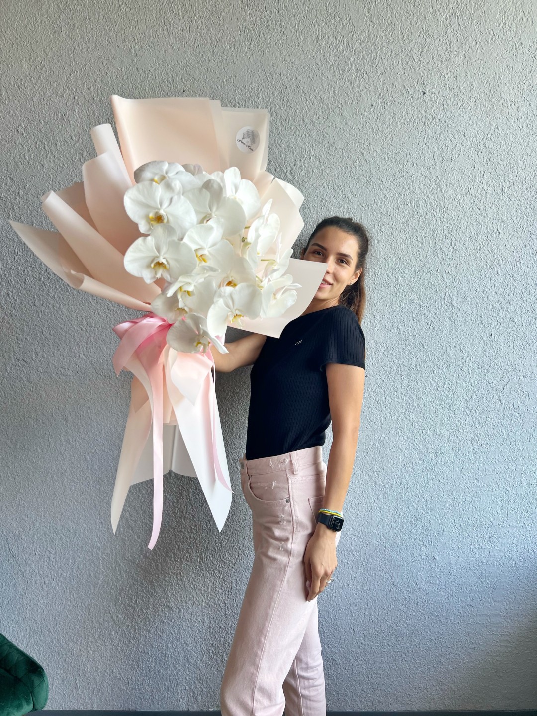 Orchid Cloud Hand Tied Bouquet