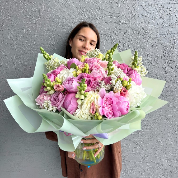 Light Olive Hand Tied Bouquet