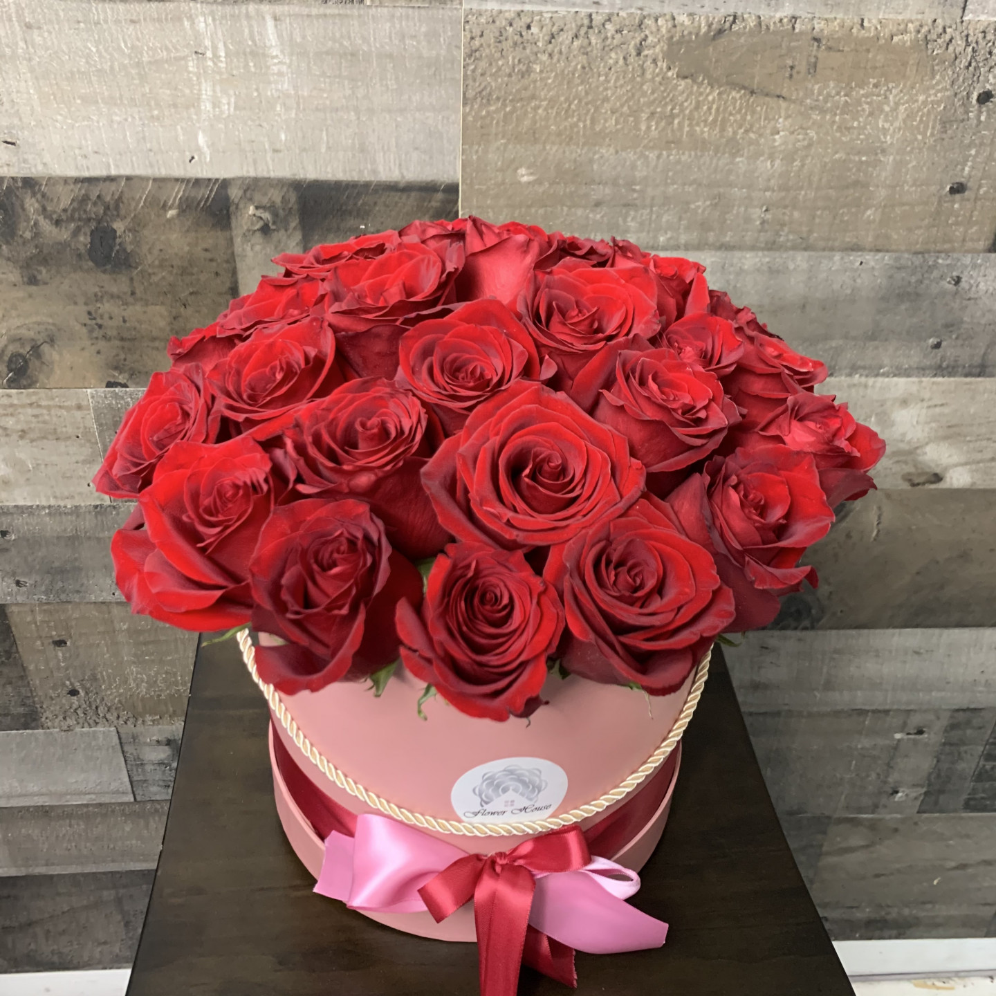 Eden Red Rose Flower Box