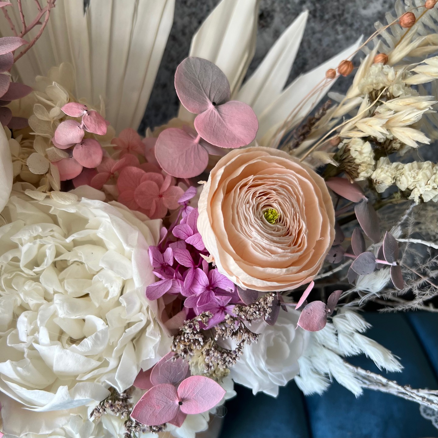 PALOMA collection Preserved Peony Vase PALOMA collection Preserved Peony Vase