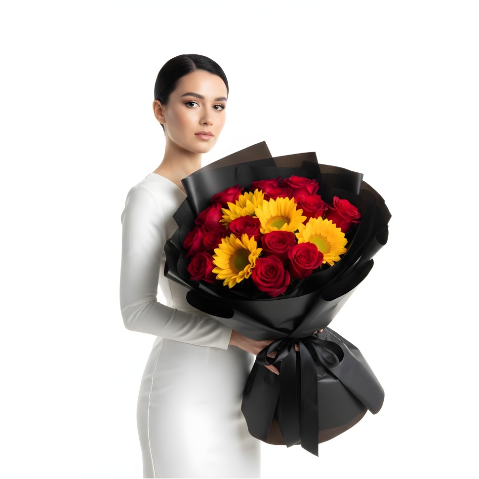 Sunny Novel Hand-tied Bouquet