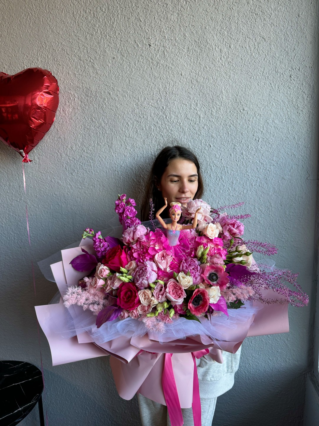 Barbie Fresh Hand Tied Flower Bouquet