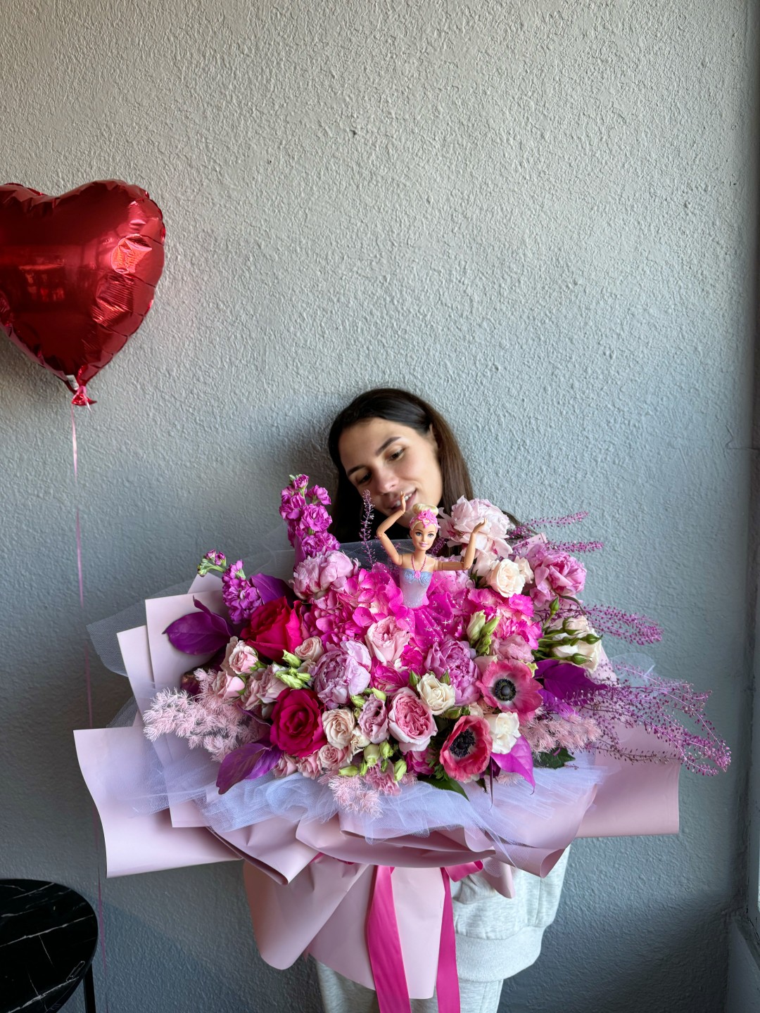 Barbie Fresh Hand Tied Flower Bouquet