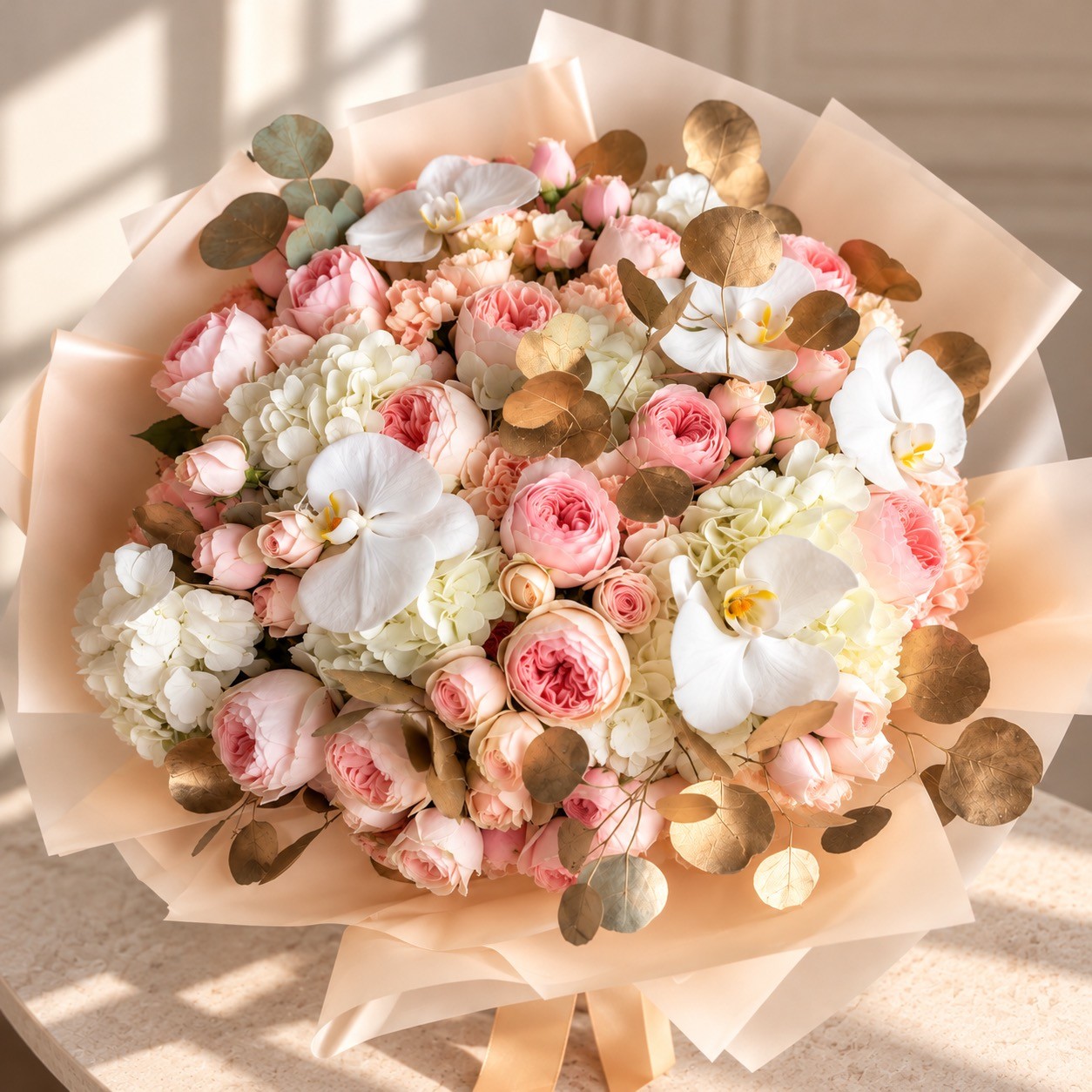Golden Blush Bouquet